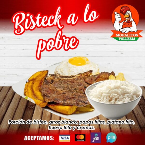 Bistec A Lo Pobre