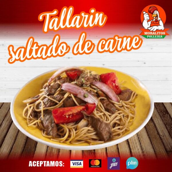 Tallarín Saltado De Carne