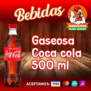Gaseosa Coca Cola 500 ML