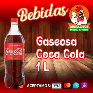 Gaseosa Coca Cola 1 LT